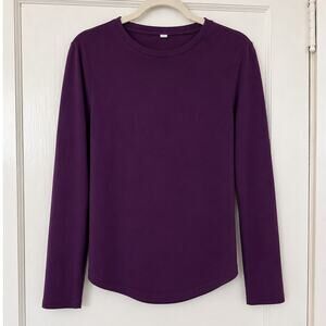 Lululemon Women’s Long Sleeve Crew Neck Performance Top Purple Size M